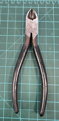 #ad Craftsman Diagonal Cutting Pliers 7quot; Black Handles 45072 BF Japan Vintage Rare $12.49