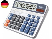 Taschenrechner Gross Tischrechner GroßEr 12-Stelliger LCD Anzeige