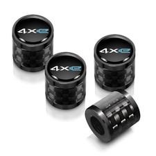 Jeep 4xe In-black On Real Carbon Fiber Aluminum Tire Valve Stem Caps Jeep 4xe In-black On Real Carbon Fiber Aluminum Tire Valve Stem Caps