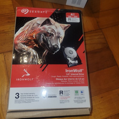 Seagate IronWolf 4TB NAS Internal Hard Drive CMR 3.5 Inch SATAST4000VN006 - Afbeelding 2 van 4