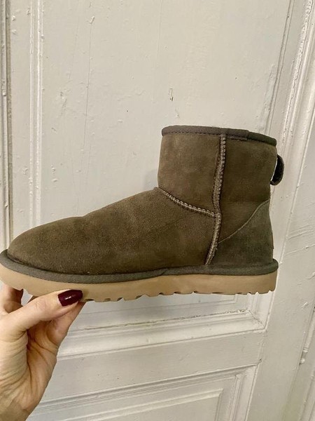 Women UGG Boots Khaki Suede 40