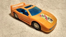 Vintage 80's American Plastic Toys Inc. Orange Ferrari F40 Goodyear Eagle Tires 