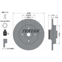 Textar 92168703 Bremsscheibe Hinterachse FüR CitroëN Peugeot