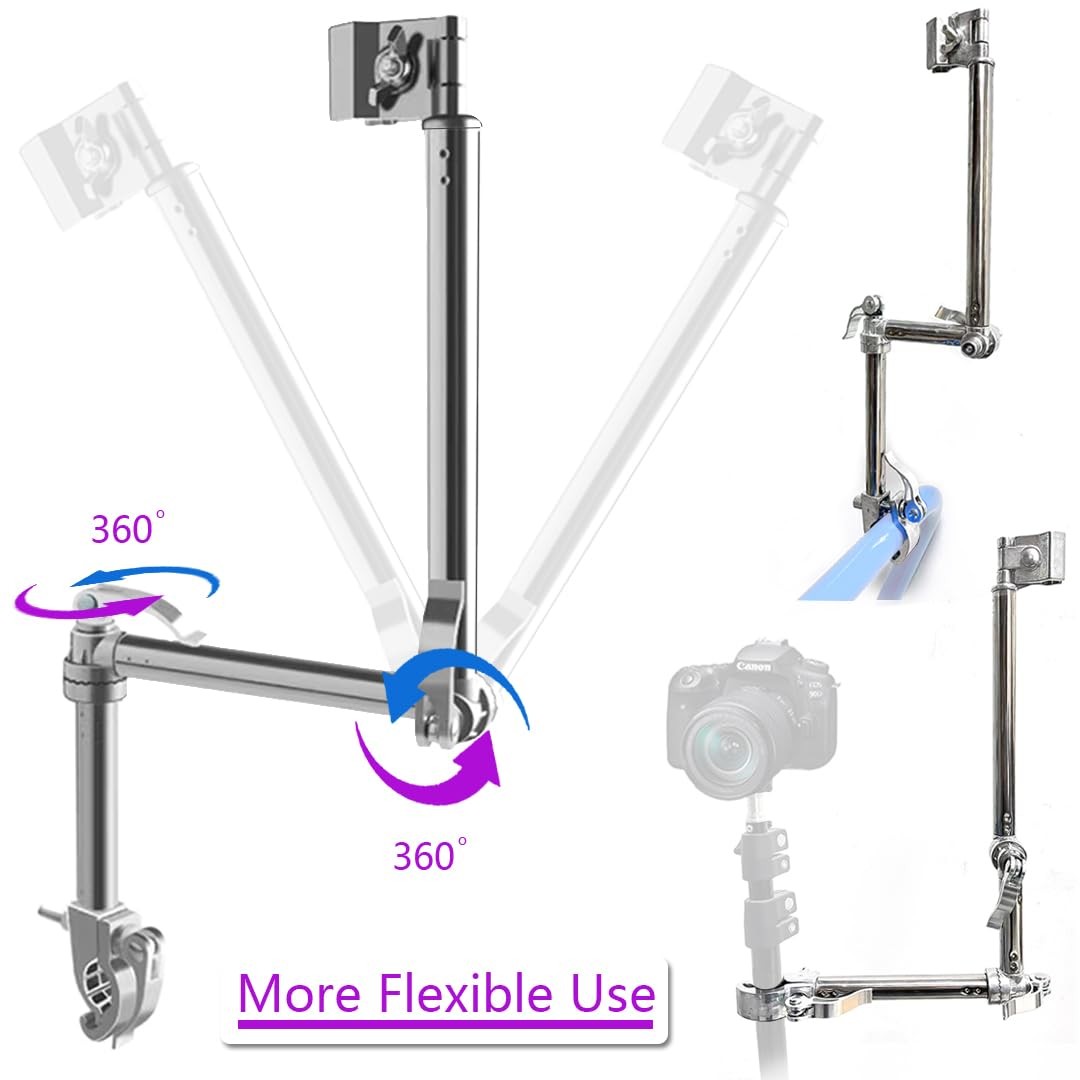 Universal Umbrella Holder Mount, Adjustable Clamp Bracket for Beach Chair, Bi...