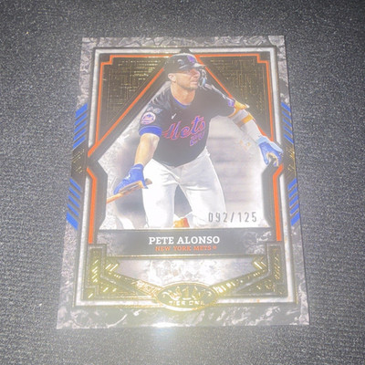 Topps 2025 Tier One Pete Alonso Base #63 New York Mets Serial #/125 MLB