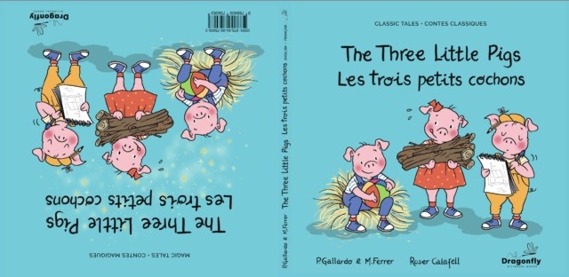 The Three Little Pigs   Les Trois Petits  by Pedro Gallardo HARDBACK (SPANISH)