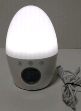LED Color Changing, Alarm, Night Light, Touch Control USB Rechargeable, White,