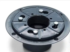 RELN Shower Drain Base Flange for Shower Linear and Square Drains ABS 2"