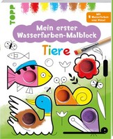 Mein Erster Wasserfarben-Malblock - Tiere | Razumova, Alena | Kartoniert