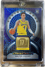 2024 Obsidian Dalton Knecht Rookie Equinox Gear Blue Mojo /5 Lakers RC 🔥Patch