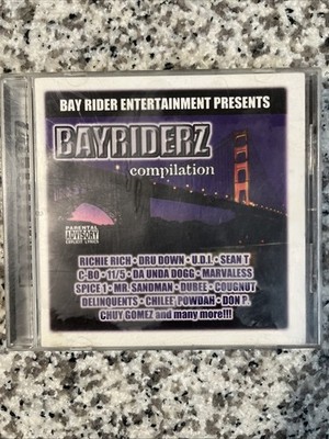 Bay Rider Entertainment Presents Bayriderz Compilation CD Rare Bay Area Hip Hop