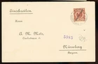 Marshall Islands EF Mi. No. 12 on Beautiful R-Letter to Nuremberg