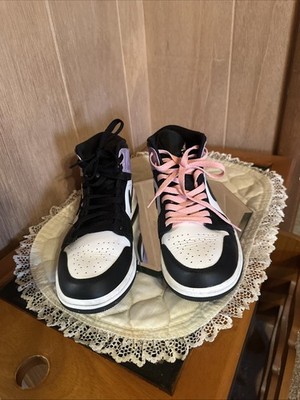 Nike Air Jordan 1 Mid SE Zen Master Tie Dye Bleached Coral White Purple Size 7.5
