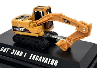 DM 5cm - CAT 3150 L Bagger Micro Constructor Scale Model - 85970DB