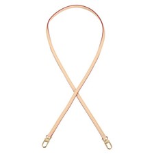 Genuine Leather Purse Strap, 47.2x0.39 Inch Shoulder Bag Strap, Light Apricot