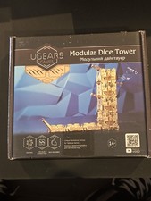 UGEARS 3D Puzzle Board Games Modular Wooden Dice Tower for Rolling Dice (A-20)