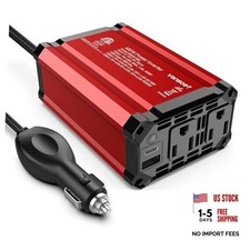 400W Car Power Inverter PD 30W Fast Charging, DC 12V to AC 110V Car 400W-PD30RD