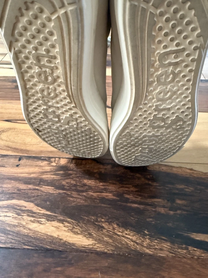 Zapatilla deportiva Paul Green para mujer Faye de cuero con plataforma baja marfil talla 9  Foto 4 de 4