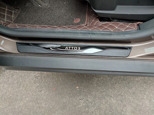 For BYD Atto 3 2025 Accessories Door Sill Protector Scuff Plate Guard Cover Trim - Picture 6 of 20
