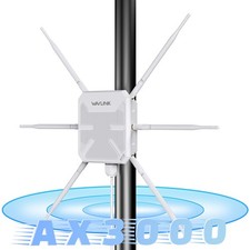 WiFi 6 Outdoor Booster AP 2.4G 5G AX3000 Long Range Outdoor WiFi Mesh Extender