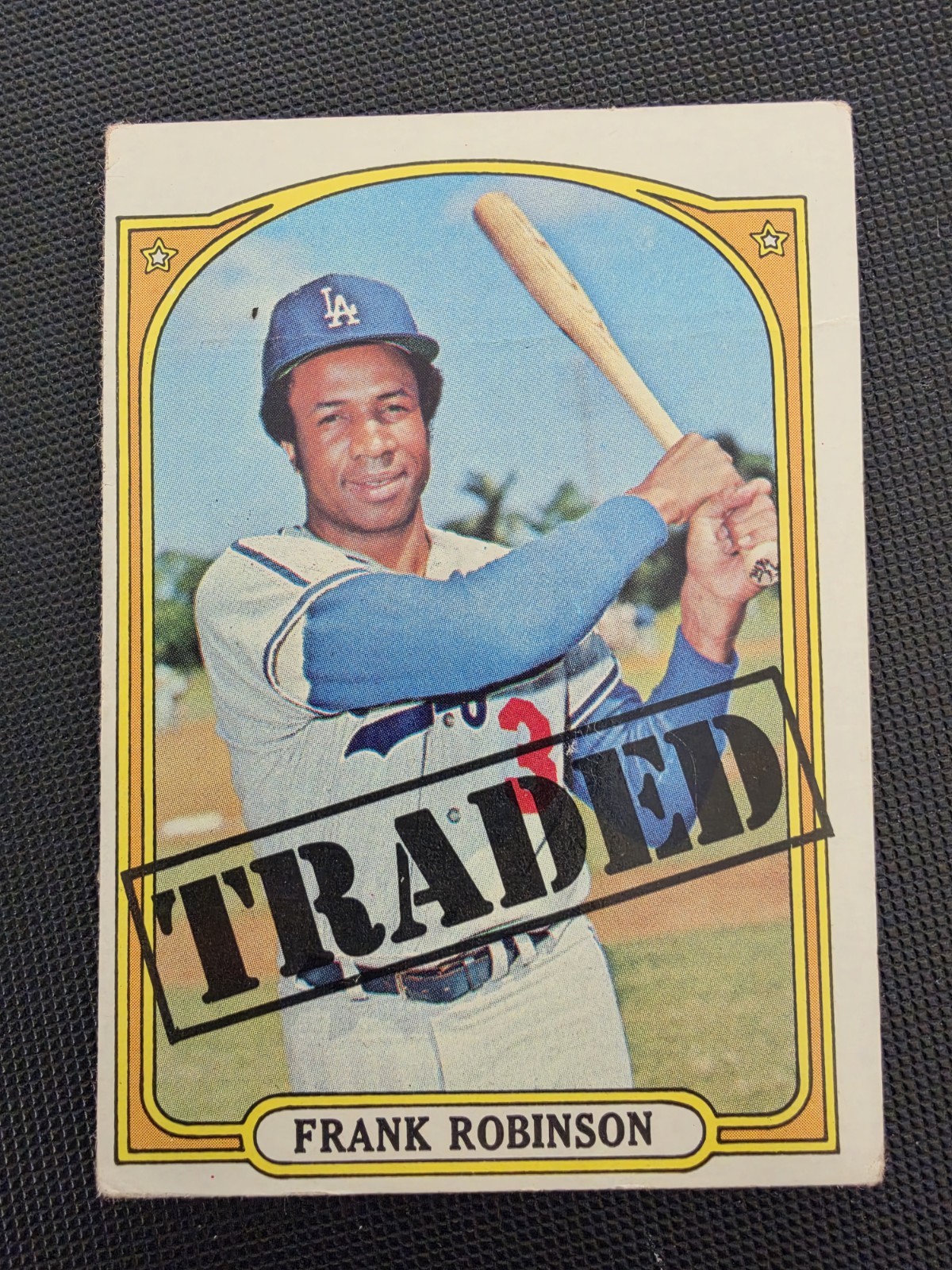 1972 Topps - High # Frank Robinson #754 Traded *creased* 