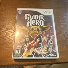 Guitar Hero: Aerosmith Nintendo Wii Game w/ Case Manual Included T Rating
