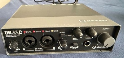 Steinberg UR22C USB-C Audio Interface 32-bit 192 kHz MIDI