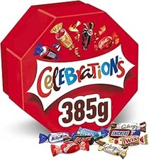 Celebrations Chocolate Gift Box, 385g Assorted Christmas Chocolates Snack Box Wi