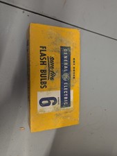 General Electric Sure Fire No. 6 Flash Bulbs NOS One Dozen 