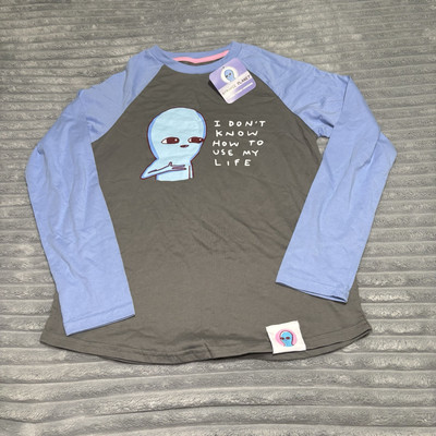Nathan W Pyle Strange Planet Long Sleeve Shirt Size Small S NEW WITH TAGS