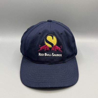 Vintage Red Bull Sauber Racing Original Cap Kappe Basecap blau - 1x LOCH  