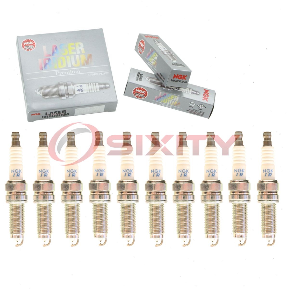 10 pc NGK 90935 DILZKAR7B11 Laser Iridium Spark Plugs for IXEH22TT 4712 ea