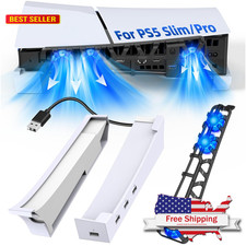 PS5 Cooling Fan Stand with 3 Fans USB Hub 5 Ports