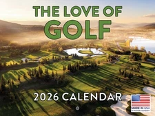Love Of Golf Calendar 2026 Monthly Wall Calender 12 Month