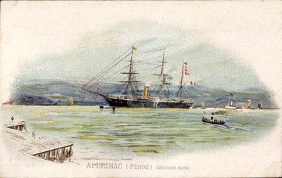 Litho Peruanisches Kriegsschiff, Apurimac - 4534467