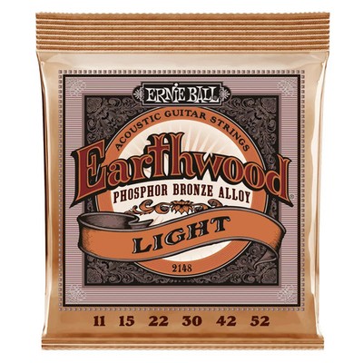Ernie Ball Earthwood Phosphor Bronze Akustikgitarrensaiten (11-52)