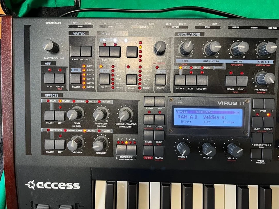 Access Virus TI 61-key synthesizer keyboard - Image 4 of 4
