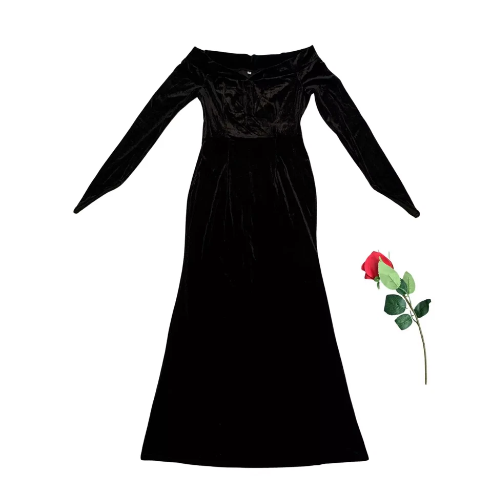 Kostüm Kleid für Damen Gothic Vintage, Hexe, L