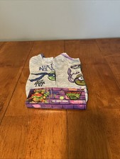 TEENAGE MUTANT NINJA TURTLES NO SHOW SOCKS - 6 PAIRS - SHOE SIZE 4-10 - NWT