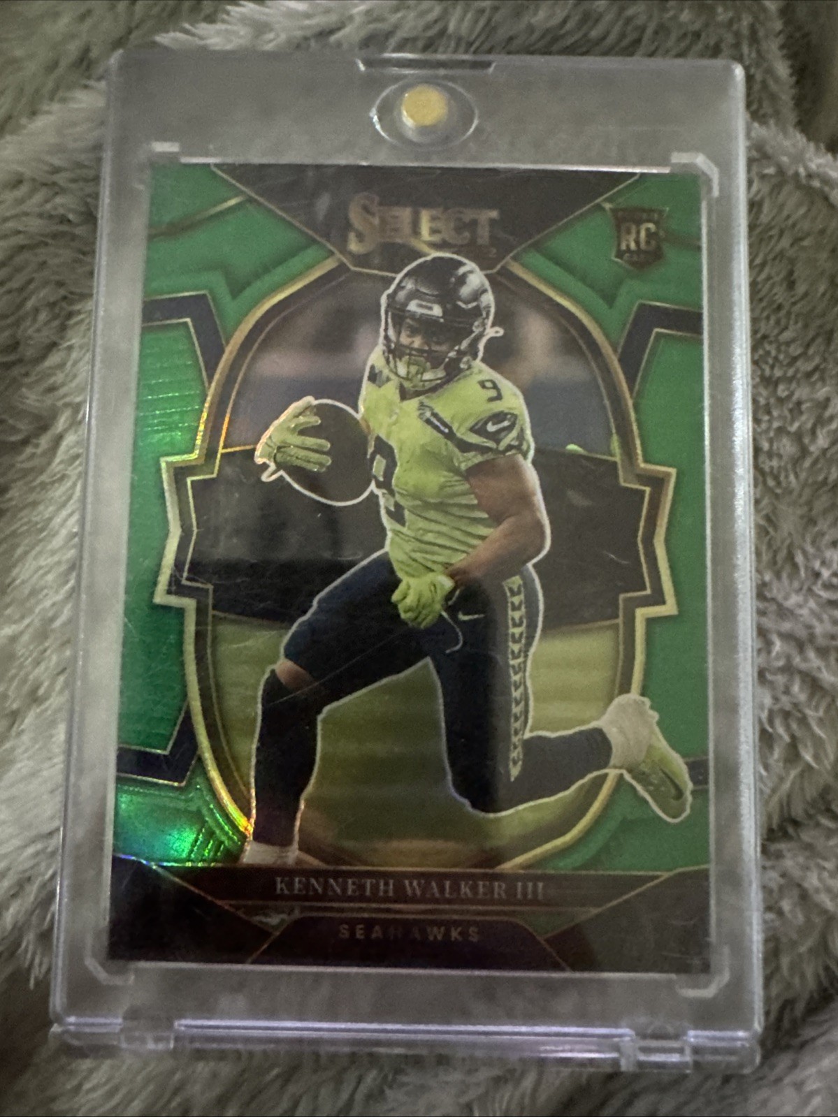 2022 Panini Select - Concourse Kenneth Walker III #2 (RC) Green /5