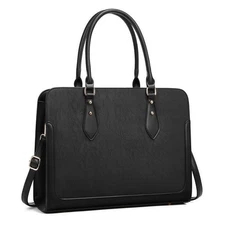 Laptop Bag for Women 15.6 Inch Work Tote Bag for Women,Leather Computer Bags ...