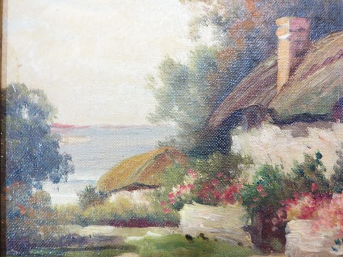 Paar gerahmte viktorianische Landschaftsszene Gemälde von Augustus Spencer - Bild 18 von 23