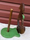 Vintage Wooden Handpainted Goose Paper Towel HolderCountry Farmhouse Cottage  — photo 9