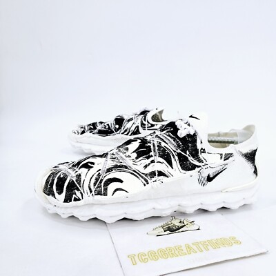 Nike ISPA Mindbody Mens Size 14 Summit White Black Slip Shoe