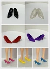 Mix 40 Pairs (7 Color)  Doll Shoes High Heel Sandal Shoes For 11.5" Doll M09