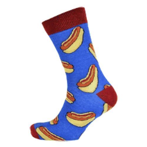 Mens Novelty Design Socks Size UK 7-11 Cotton Rich Camo Pizza Pattern Dress - Picture 5 of 6