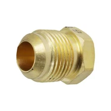 Highcraft Flare Plug Pipe Fitting; O.D. Connection; Brass