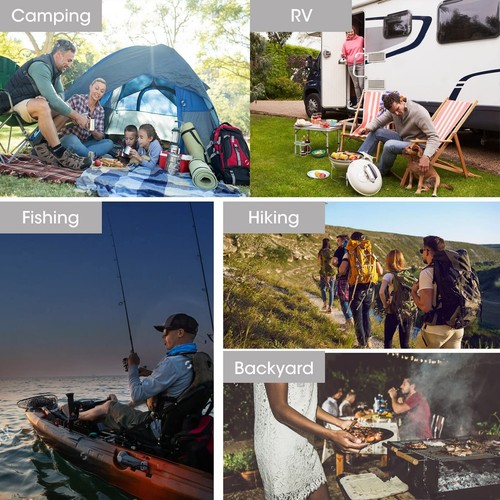 CONPEX Camping Licht, 10000 Lumen superhelle Reichweite 50 Fuß * 50 Fuß treffen 4-6... - Bild 6 von 7