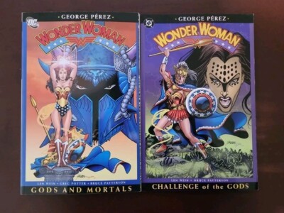 DC Wonder Woman TPB Vols. 1 & 2 George Perez Len Wein 