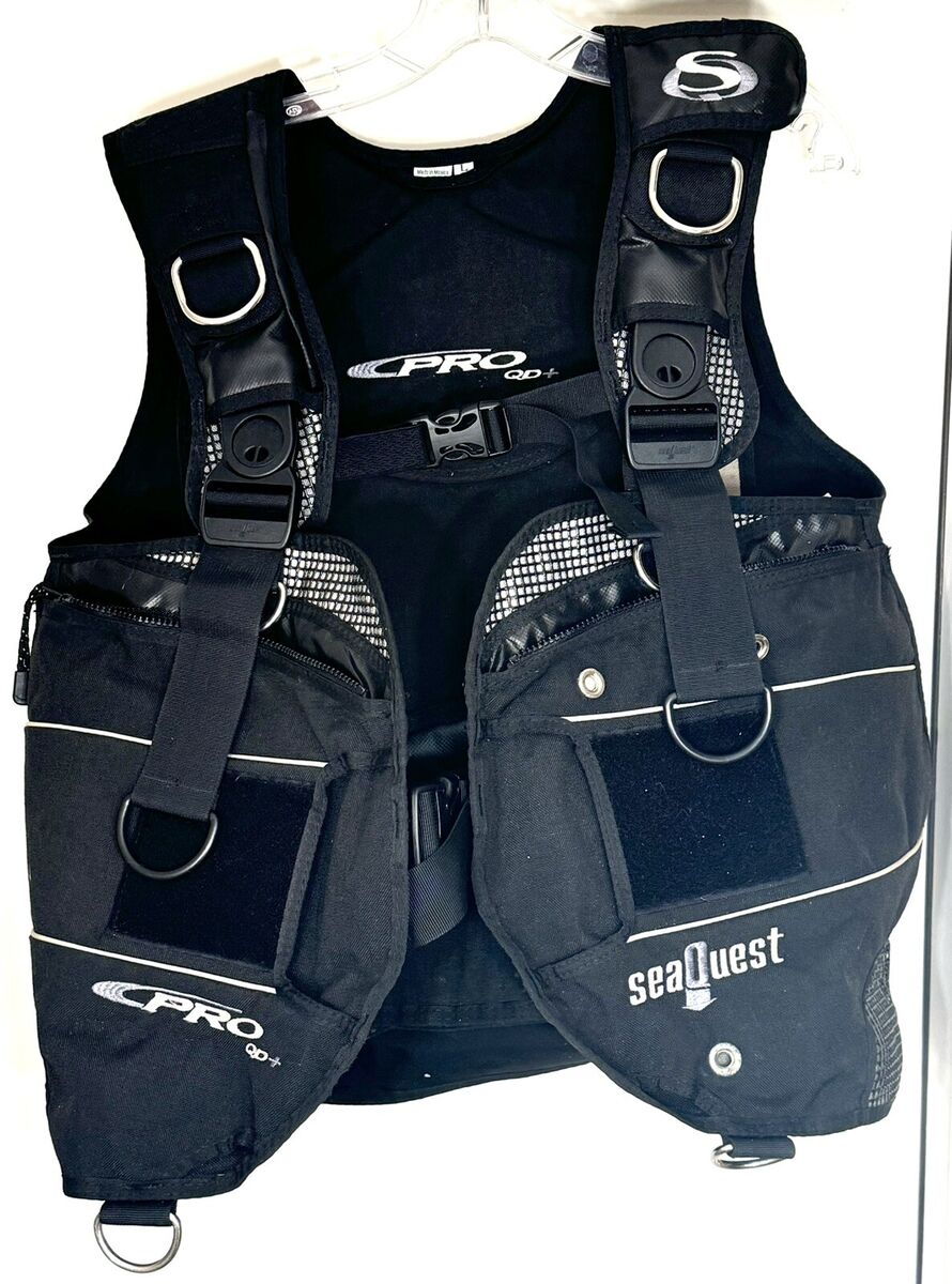 SeaQuest Pro QD+ SCUBA BCD size 'L', NICE Hardware SeaQuest Pro QD+ SCUBA BCD size 'L', NICE Hardware